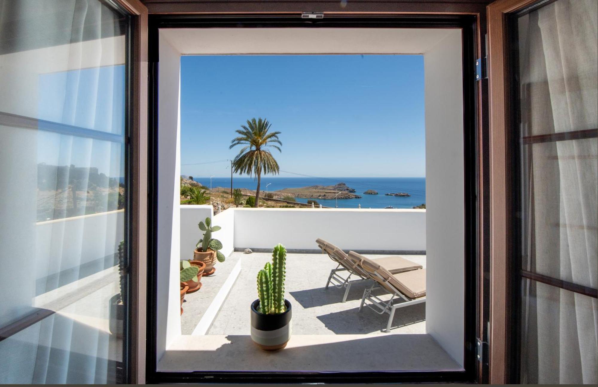 Krana Apartments Lindos  Bagian luar foto