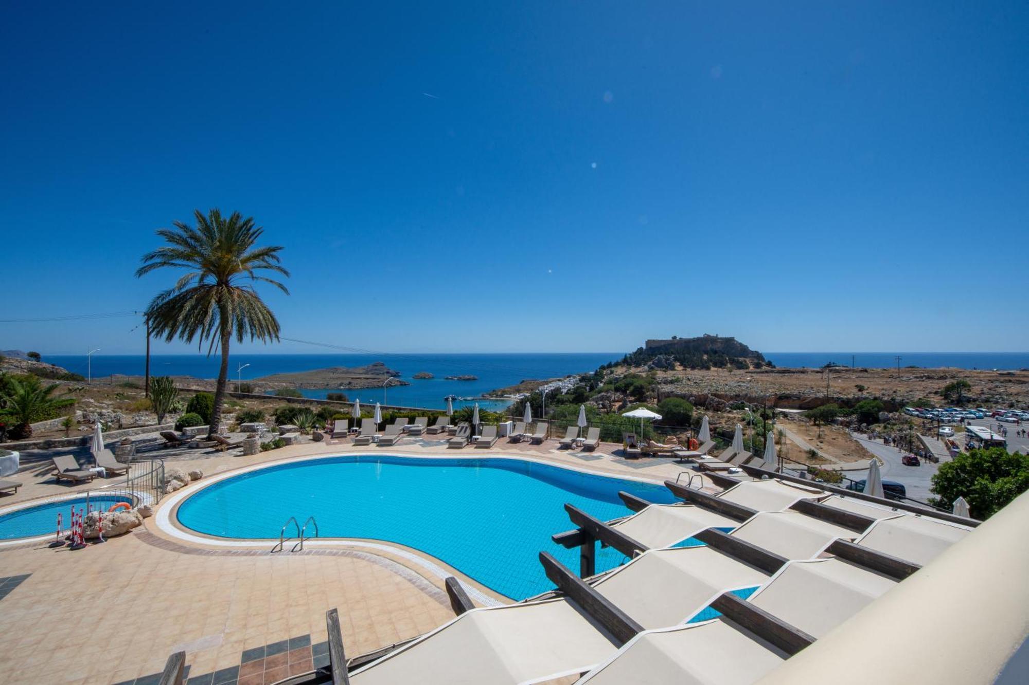 Krana Apartments Lindos  Bagian luar foto