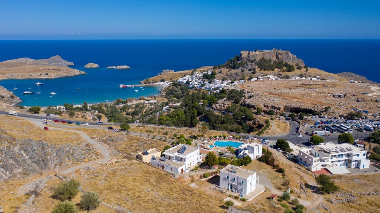 Krana Apartments Lindos  Bagian luar foto